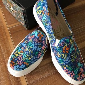 Keds Rifle Paper Co Double Decker Meadow Slip-On